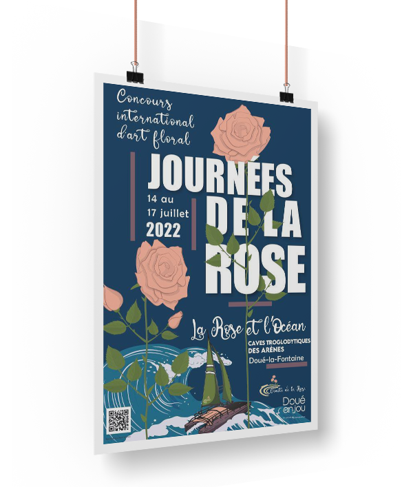 Journées de la Rose à Doué-la-Fontaine - Concours international d'art floral la rose et l'océan