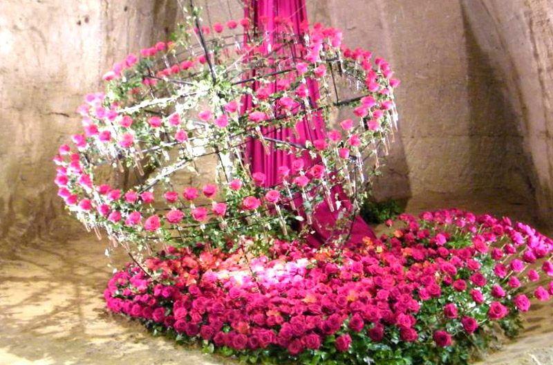 Concurrents du concours international d'art floral aux arènes de Doué en Anjou 2022