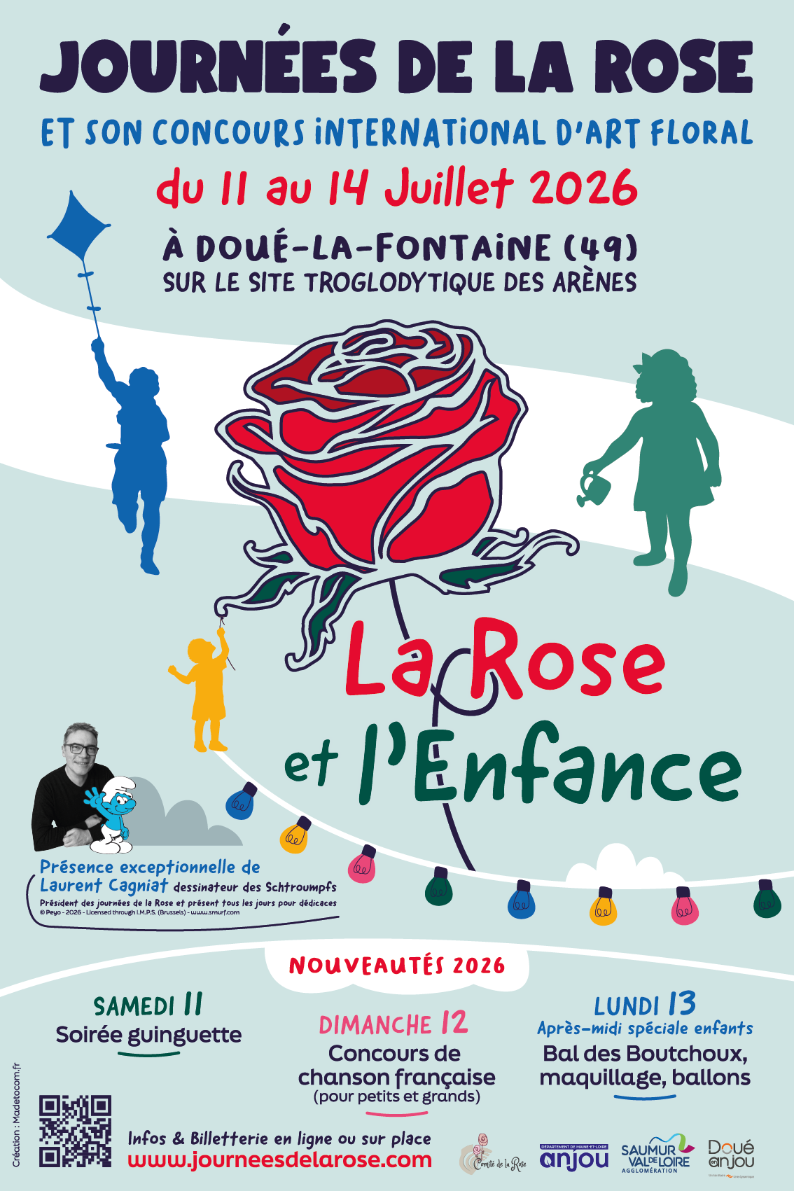 Journees de la Rose 2026 - La Rose et l'enfance à Doué-la-Fontaine, Doué-en-Anjou