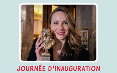 Delphine Depardieu, ambassadrice des journées de la Rose 2026 lors de la journée d’inauguration